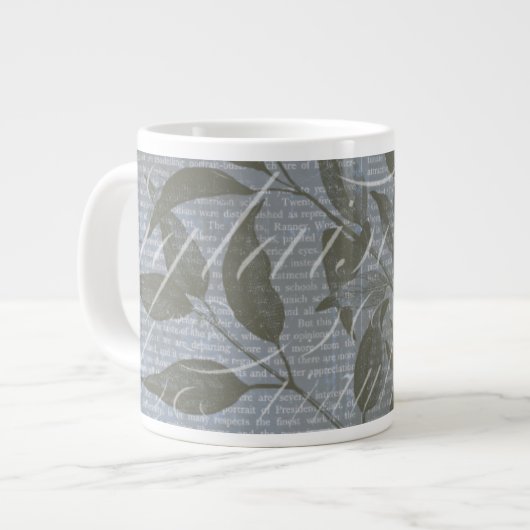 Fleur de Bleu I Jumbo-Tasse (Vorderseite Links)