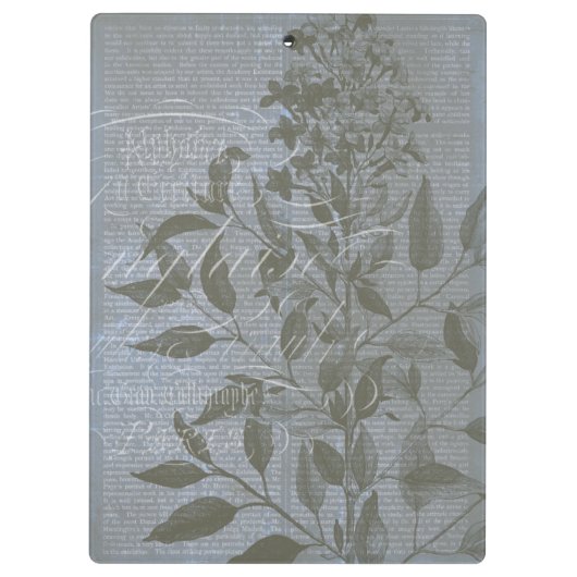 Fleur de Bleu I Klemmbrett (Rückseite)