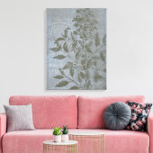 Fleur de Bleu I Leinwanddruck (Insitu (Wohnzimmer))