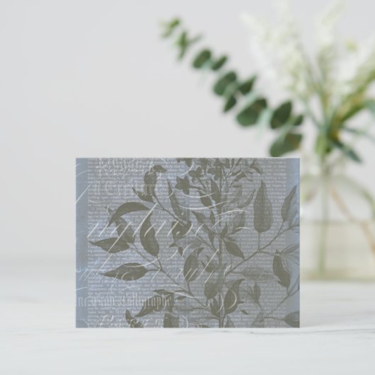 Fleur de Bleu I Postkarte (Stehend Vorderseite)