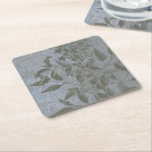 Fleur de Bleu I Rechteckiger Pappuntersetzer (angewinkelt)