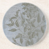 Fleur de Bleu I Sandstein Untersetzer (Vorne)