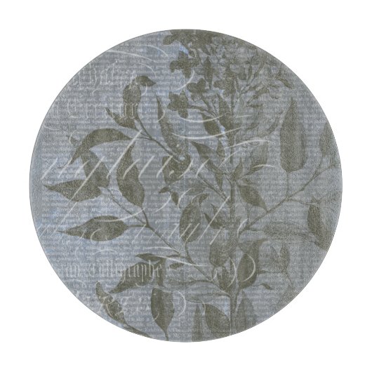 Fleur de Bleu I Schneidebrett (Vorderseite)