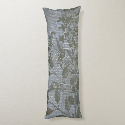 Fleur de Bleu I Seitenschläferkissen (Rückseite (Vertikal))