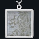 Fleur de Bleu I Versilberte Kette<br><div class="desc">floral</div>