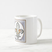 Fleur de Geaux Fish Kaffeetasse (VorderseiteRechts)