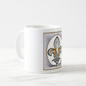 Fleur de Geaux Fish Kaffeetasse (Vorderseite Links)