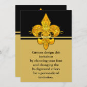 Fleur de Guardian Einladung (Vorne/Hinten)