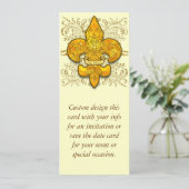 Fleur de Guardian Save The Date (Stehend Vorderseite)
