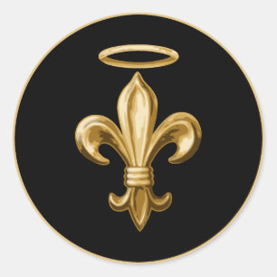 Fleur de Halo Runder Aufkleber
