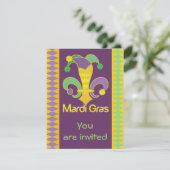 Fleur de Jester Einladung (Stehend Vorderseite)