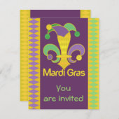 Fleur de Jester Einladung (Vorne/Hinten)