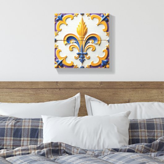 Fleur de la Couronne Leinwanddruck (Insitu (Schlafzimmer))