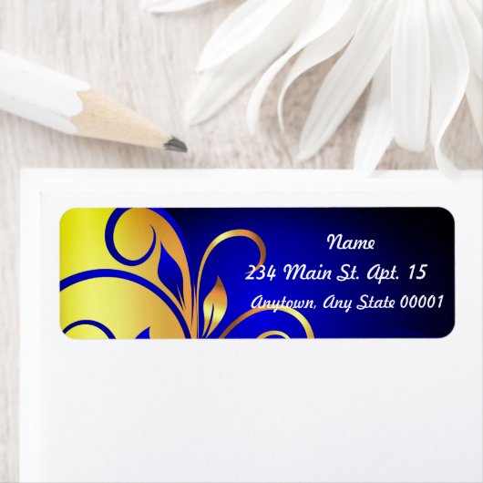 Fleur de Lei Custom Address Labels (Insitu)