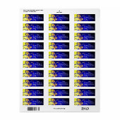 Fleur de Lei Custom Address Labels (Vorne)