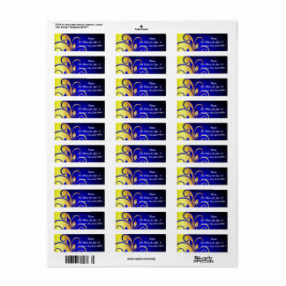 Fleur de Lei Custom Address Labels