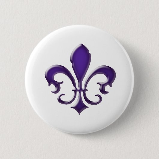 Fleur-de-Lis-1 Button (Vorderseite)