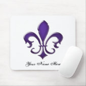 Fleur-de-Lis-1 Mousepad (Mit Mouse)