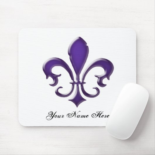 Fleur-de-Lis-1 Mousepad (Mit Mouse)