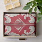 Fleur-de-lis Art Deco Deko Tissue Seidenpapier (Geschenk)