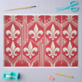 Fleur-de-lis Art Deco Deko Tissue Seidenpapier (Basteln)