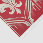 Fleur-de-lis Art Deco Deko Tissue Seidenpapier (Ausschnitt)