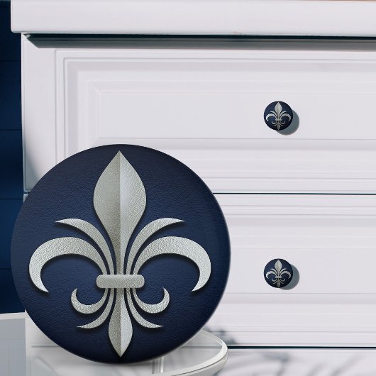 Fleur-De-Lis - Art Deco Keramikknauf