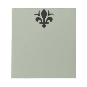 Fleur-de-Lis auf Note Pad Notizblock