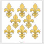 Fleur-de-lis Aufkleber (Blatt)