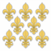 Fleur-de-lis Aufkleber (Vorderseite)