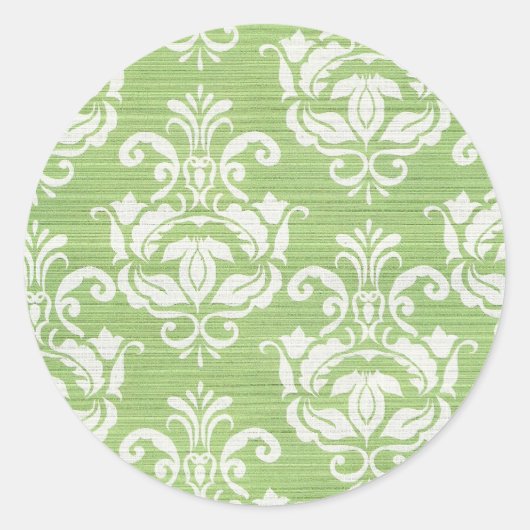 Fleur-de-lis-Aufkleber Runder Aufkleber (Vorderseite)