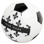 Fleur de Lis, Black on White, Black, Your Name Fußball (Dreiviertel)