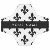 Fleur de Lis, Black on White, Black, Your Name Fußball (Flach)