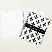 Fleur de Lis, Black on White, Black, Your Name Planer (Anzeige)
