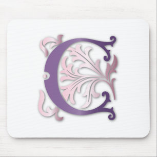 Fleur-de-lis-C-Monogramm Mousepad