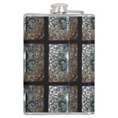 FLEUR DE LIS DESIGNER HIP FLASK FLACHMANN (Rückseite)