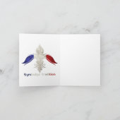 Fleur-de-Lis Einladung (Innenseite)