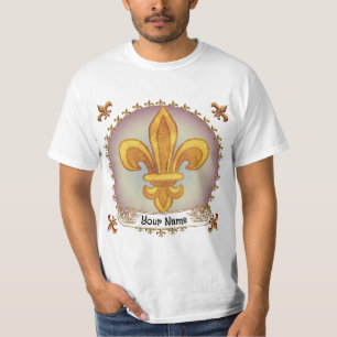 Fleur De Lis Familienwappen Nachname T-Shirt