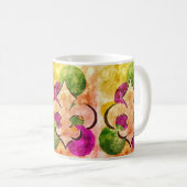 Fleur-de-Lis | Farbige Tasse (VorderseiteRechts)