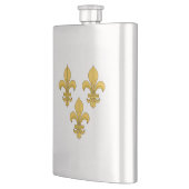 Fleur-de-lis Flachmann (Links)
