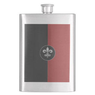 Fleur De Lis Flasche Flachmann