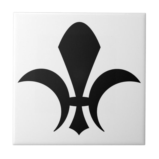 Fleur-De-Lis Fliese (Vorderseite)