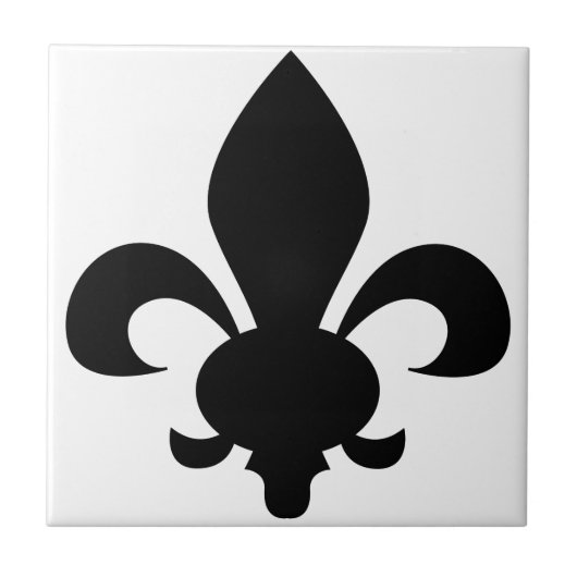 Fleur-De-Lis Fliese (Vorderseite)