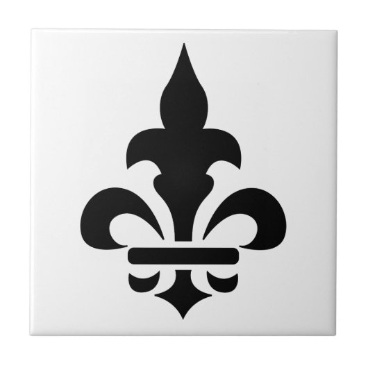 Fleur-De-Lis Fliese (Vorderseite)