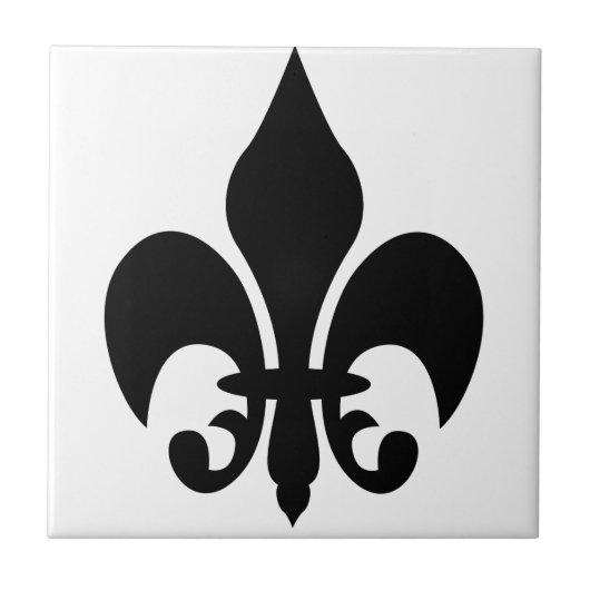 Fleur-De-Lis Fliese (Vorderseite)