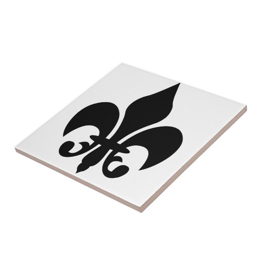 Fleur-De-Lis Fliese (Seite)