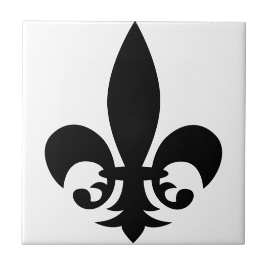 Fleur-De-Lis Fliese (Vorderseite)