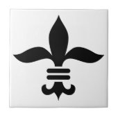 Fleur-De-Lis Fliese (Vorderseite)