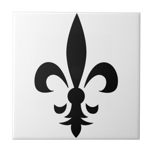 Fleur-De-Lis Fliese (Vorderseite)
