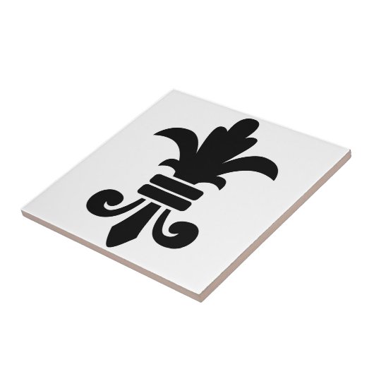 Fleur-De-Lis Fliese (Seite)